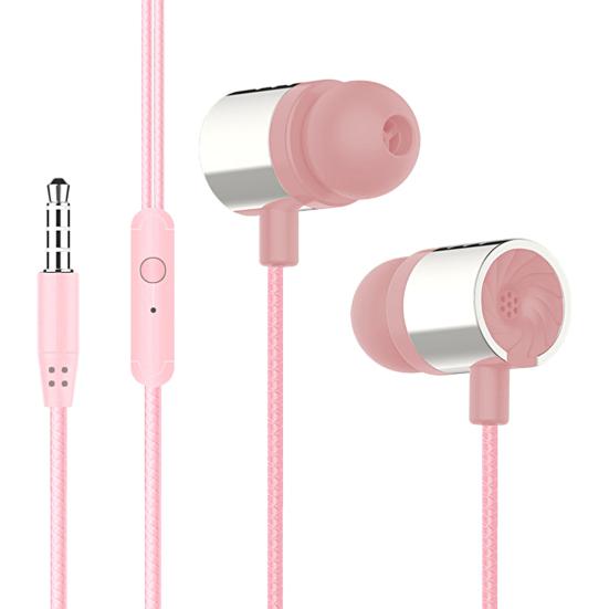 Fone de ouvido com fio simples, pontas auriculares macias e sensíveis, efeito de som surround 6D