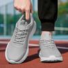 Men’s Black Sports Shoes Grey Running Sneakers Shoes Students Over Sized Jogging Shoes Light Weight