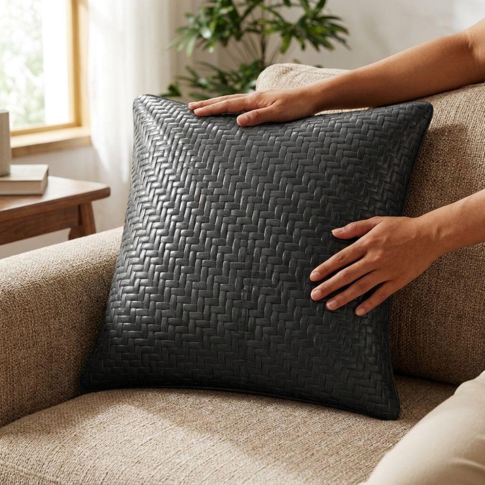 Detachable Ice Mat Pillow Covers Solid Color Lumbar Cushion Cover Decorative Pillowcase Home Decor