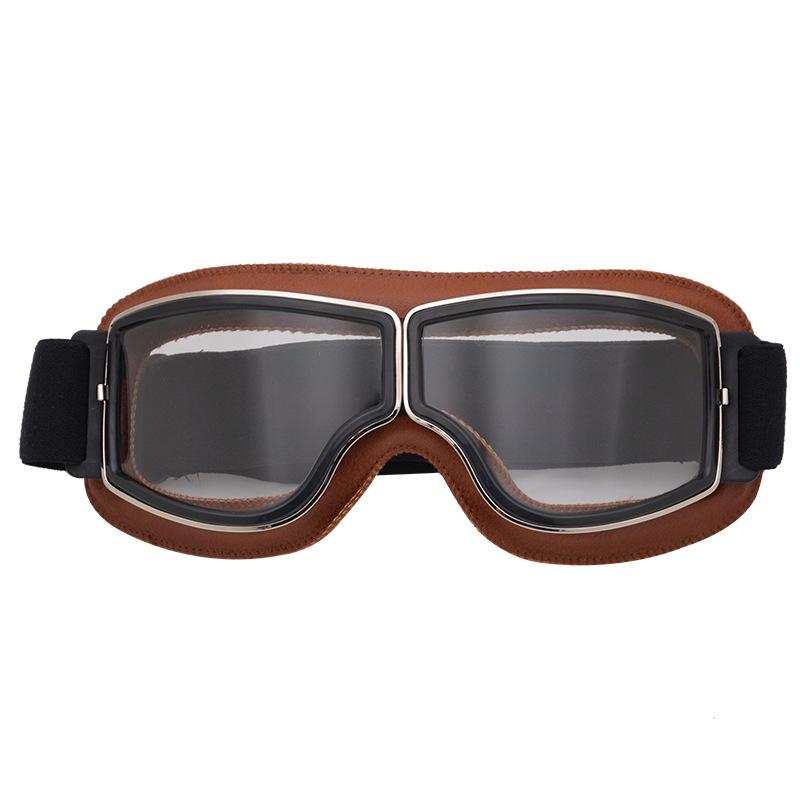Retro Motorcycle Riding Goggles - Windproof & Dustproof for Off-road & Electric Vehicles