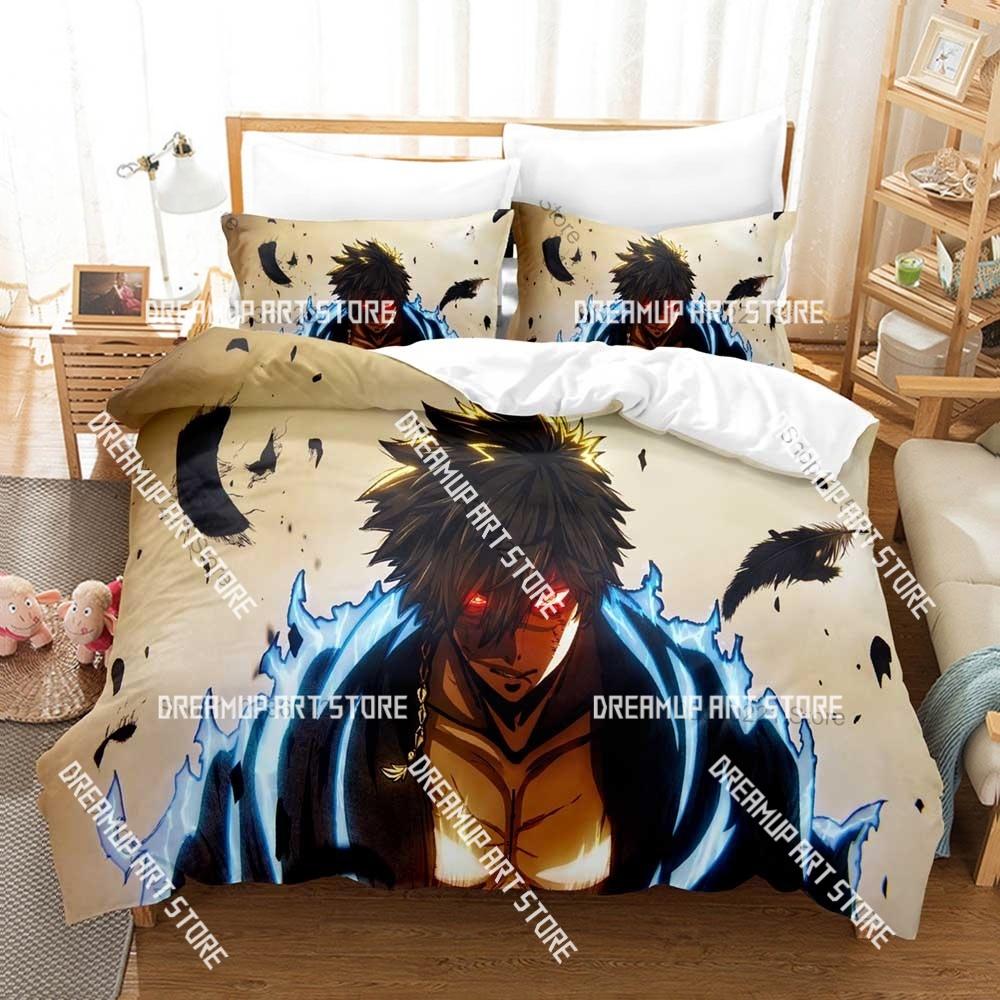 3D Printed Anime Hell’s Paradise Bedding Set for Boys Girls Duvet Cover Pillowcase Twin Queen King Full Single Double Sizes