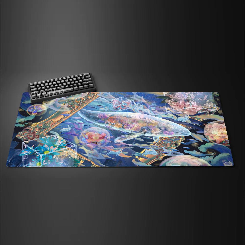Fantastical mysterious space scene Mouse Pad Desk Mat Gaming mats antislip Durable desk accessories Keyboard desktop pads