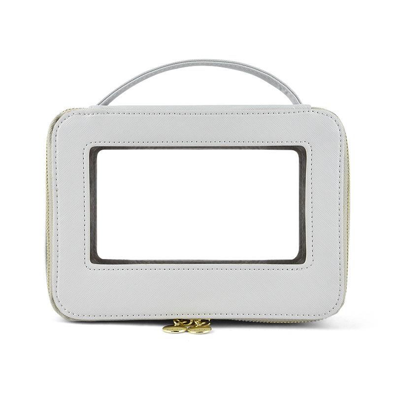 Lüks Şeffaf Seyahat Kozmetik Çantası - Üst Düzey PVC Makyaj Düzenleyici