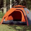Camping Tent - vidaXL - 4 Persons - Waterproof - Quick Release System - Grey