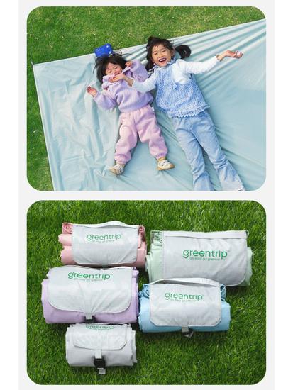 Kompakte wasserdichte Picknick- und Strandmatte für den Außenbereich