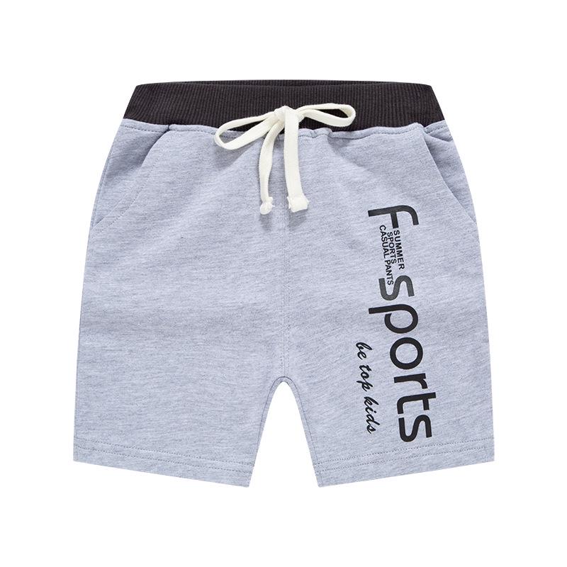 2026 New Summer Korean Style Boys Letter Print Shorts 120 cm