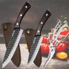 3PCS Stainless Steel Utility Knife Chef Knife Sashimi Knife Boning Knife Multipurpose Knife Kitchen Scissors