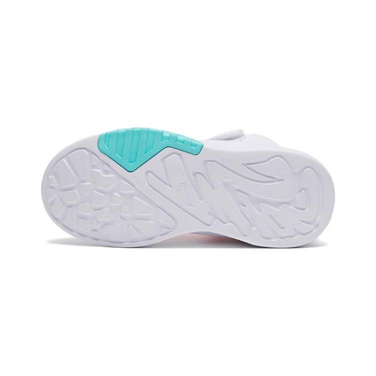 Anta Rabbit Leap Thousand Mountains Flame 3 High-Top Kids Skate Shoes Kids Skate Shoes White Blue Pink 322319993-4