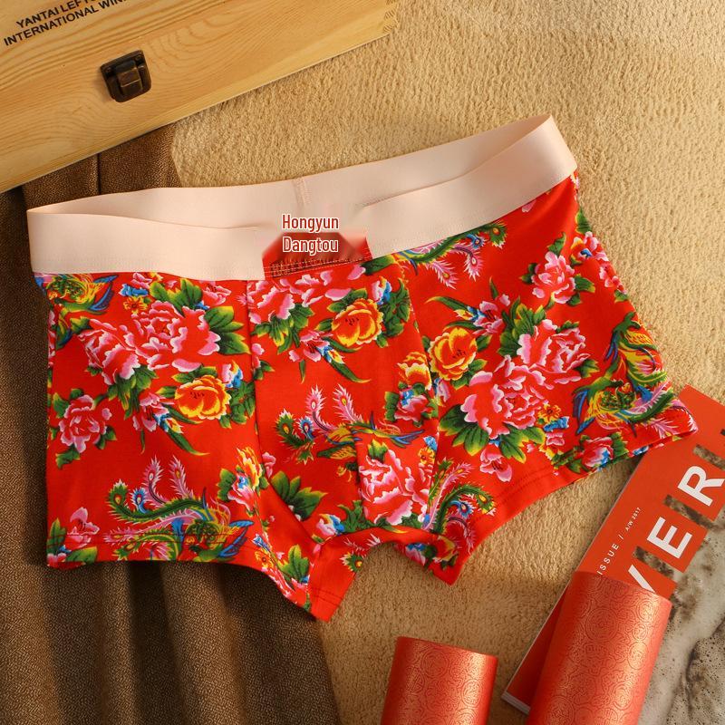 Northeast Men's Pure Cotton Antibacterial Boxer Briefs - Breathable, Comfortable, High-End 