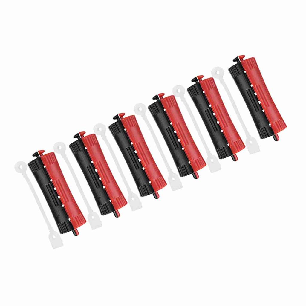 6Pcs Hair Rollers Wave Heat Perm Rod Hair Clip Curlers Hairdressing Tool with Rubber Band #1