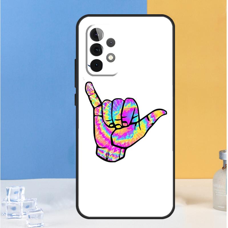 Shaka Surf Hang loose For Samsung Galaxy A54 A34 A14 A13 A33 A53 A36 A05 A06 A16 A32 A52 A55 A35 A15 A56 A26 Case