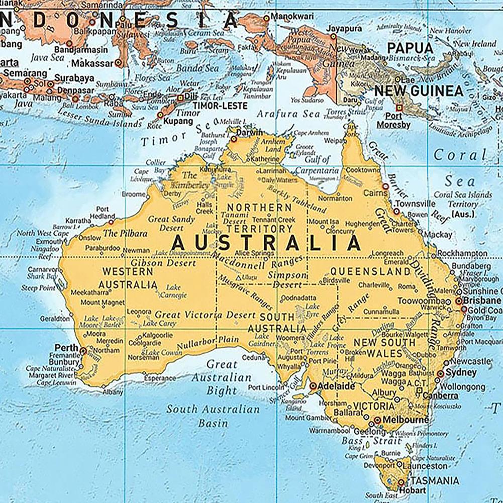 Engelsk karta -Världskarta-Politisk fördelning-2012,Konstposter,Inomhus/Utomhus,Pedagogisk Geografi Dekor,Lärande Undervisningsmaterial,Reseförnödenheter