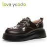 Love Ycodo Жіночі повсякденні лофери Зручні весна літо осінь Студентська мода для дівчаток Повсякденне шкіряне взуття