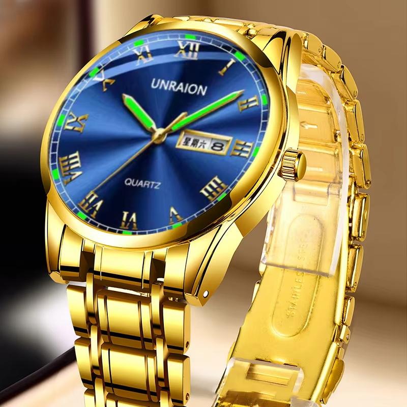 New Luminous Fully Automatic Mechanical Watch Men's Watch Dual Calendar Business Waterproof Multifunction Trendy Sports Watch
