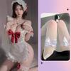 Cute Sexy Bow Maid Bare Back Apron Sexy Lingerie Pure Desire Bare Buttocks Uniform Suit