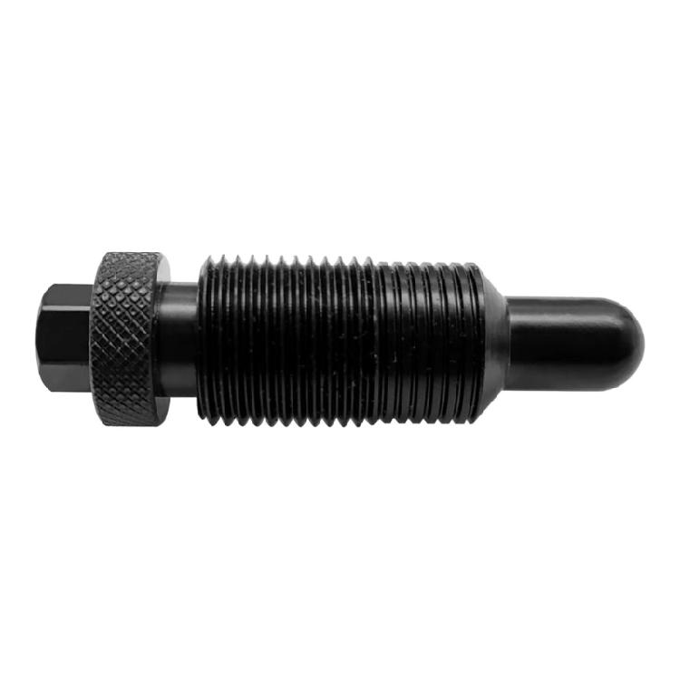 Metal Positioning Tool T40237 for Timing Service Alignment, Rounded Tip Entry, and Threaded Locking Support in Workshop Repair Tasks