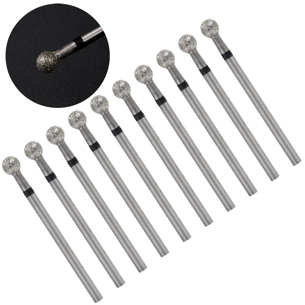 kads Ceramic Diamond Milling Cutter Set for Electric Nail Drill Machine Carbide Drill Cutter Manicure Pedicure Tool