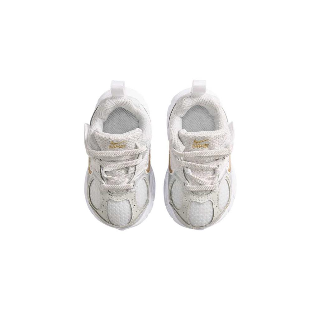 Nike V5 RNR TD White Metallic Gold Baby Sneakers HQ6413104