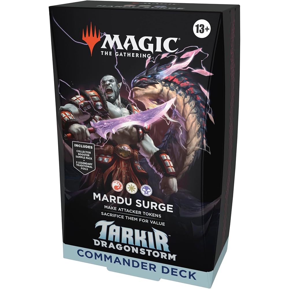 Magic: The Gathering Tarkir Dragonstorm Commander Deck 4 Card Game Strategy Deck