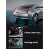 Car Reverse Radar Kit with 4 Parking Sensors Vehicle Backup Alarm System Sensor Detection for Vehicle Parking Assistance