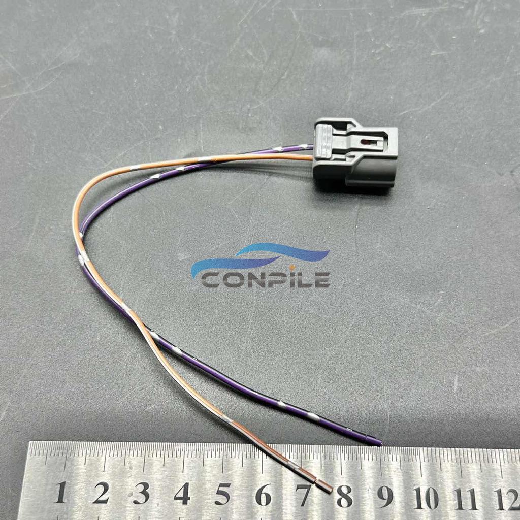 1pc for Honda Accord Fit Odyssey Civic 2PIN Hole with Wire Sensor Headlight Taillight Harness Plug Connector