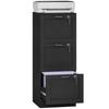 3-Drawer Filing Cabinet with Lock - Black