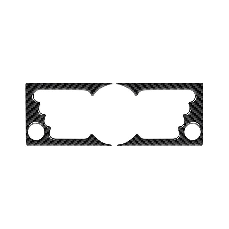 For Mini Cooper Hatch One For R50 R53 2002-2006 CarbonFiber AC Air Conditioning Control Panel Trim Car Interior Sticker