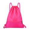 Nylon wasserdichter Reißverschluss Kordelzug Rucksack Outdoor Sport Fitness Aufbewahrungstasche