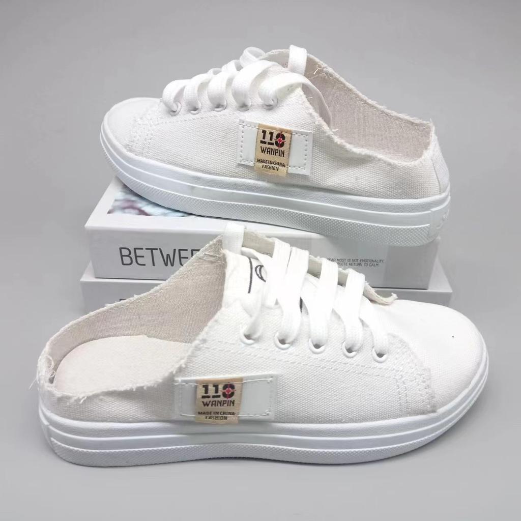 Canvas Shoes Women's New Flat Platform Shoes Korean Version Summer Thin Versatile Little White Single Shoes Female Student Tide Board Shoes