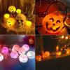 Halloween Decorative Pumpkin Light Plastic Holder Portable Storage Bucket with Handle For Indoor Outdoor Use