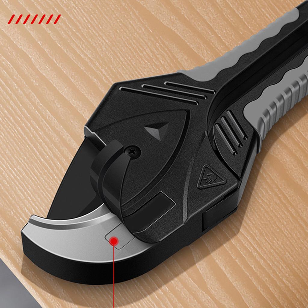 PVC Pipe Cutter 33mm Opening Aluminum Alloy Handheld Heavy Duty Plastic Tube Scissors