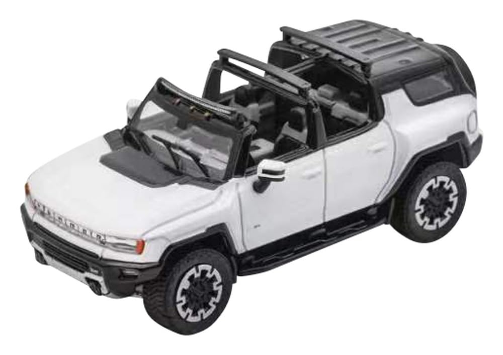 Gaincorp Products 1/64 Scale GMC Hummer EV SUV (LHD) White, Finished Model, KS049-360