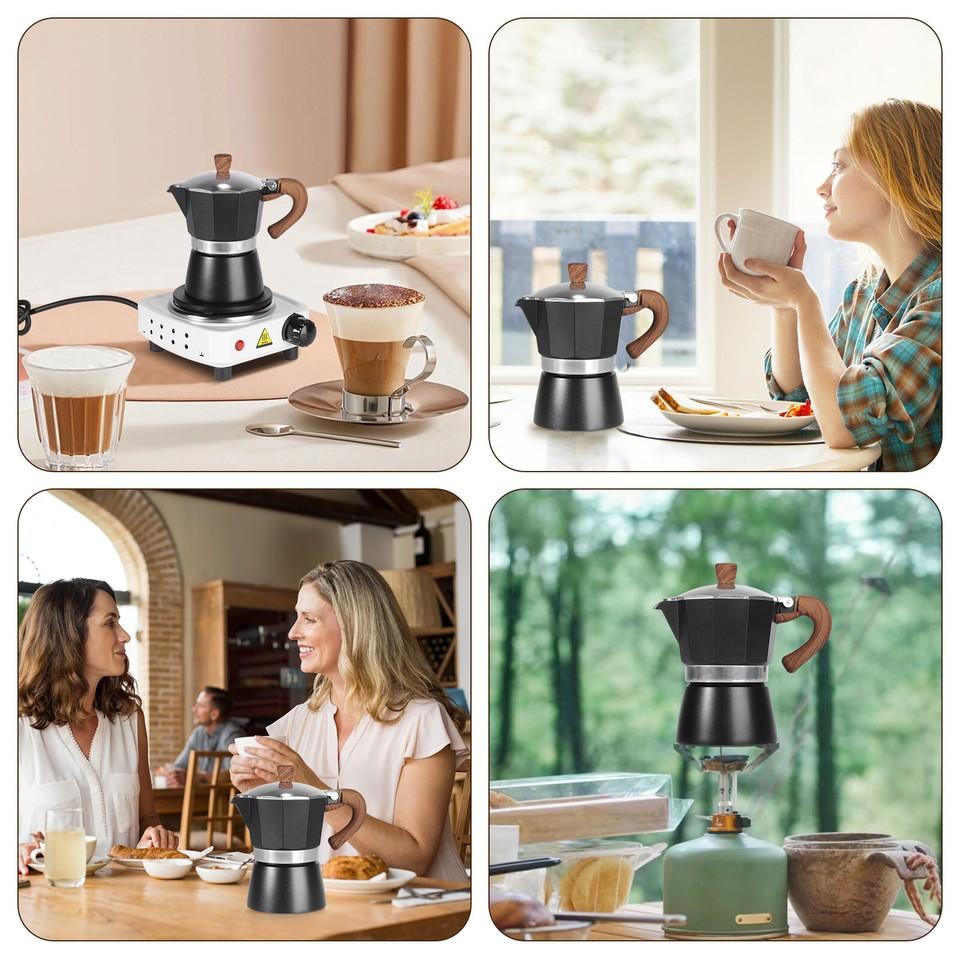 Moka Pot Set Hand Brewed Coffee Set Espresso Maker Coffee Machine Set
