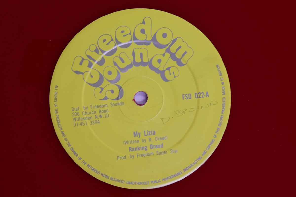

12-дюймовая пластинка RANKING DREAD My Liza FSD022 Freedom Sounds 1980 UK Регги Ска Даб Б/У
