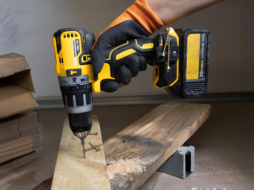 Suport Stealth Mount pentru biți scurți pentru DeWalt (Pachet de 2) Galben BH-DW-S-YLW-2