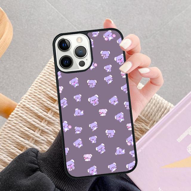 Cute cartoon watercolor animal koala Phone Case For Apple 11 Pro Max 8 7 Plus SE2020 Coque For iPhone 13 12 Mini 14 15 16
