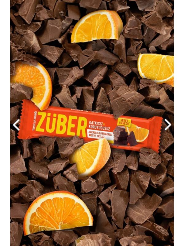 

Kakaolu Ve Portakallı Meyve Bar 40 Gr X 12 Adet
