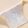 YUZHAOLIN Women's High-Waisted Cotton Graphene Antibacterial Briefs