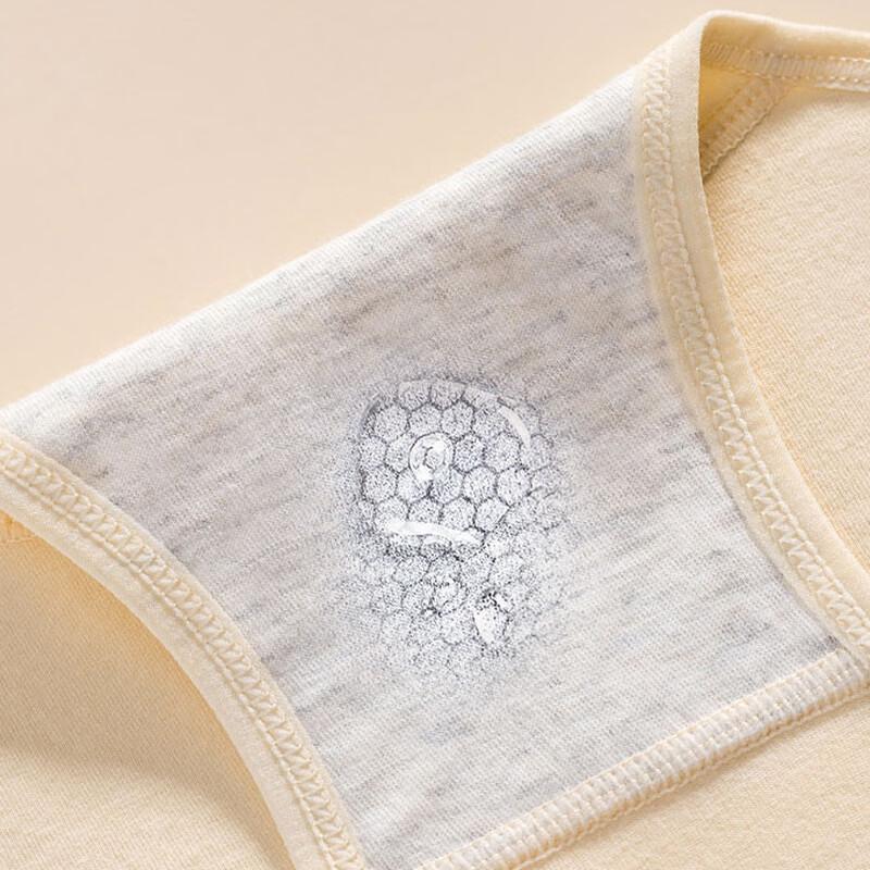 YUZHAOLIN Women's High-Waisted Cotton Graphene Antibacterial Briefs