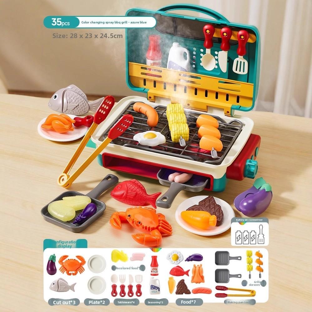 Simulations-Sprüh-Grillspielzeug mit Sound- und Lichteffekten für das Spielzimmer von Kindern