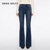 MISS SIXTY Women's Cashmere Blend Slim Flare Jeans