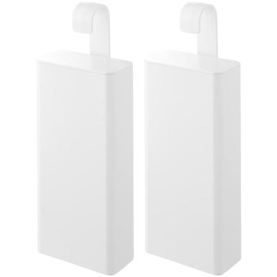 Yamazaki Hanging Bathroom Refill Pouch Dispenser Storage Holder L of Tower White 10151 X 2 [Set 2]