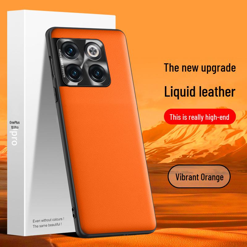 OnePlus 10 Pro Liquid Leather Case: Anti-Fall & Anti-Fouling Protective Cover, One-Piece Design