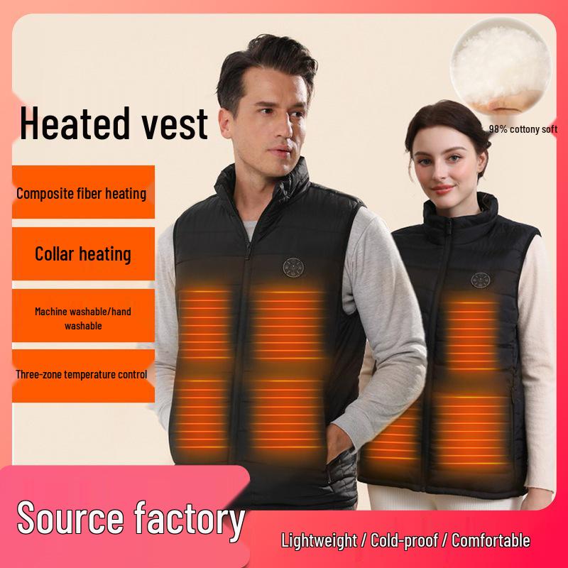 Unisex Smart Electric Heated Vest for Full-Body Warmth