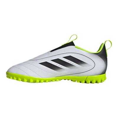 Goletto 9 Sin Cordones Turf K Blanco Negro Limón Lúcido Zapatillas para Niños Blanco Nube Negro Core JP5789