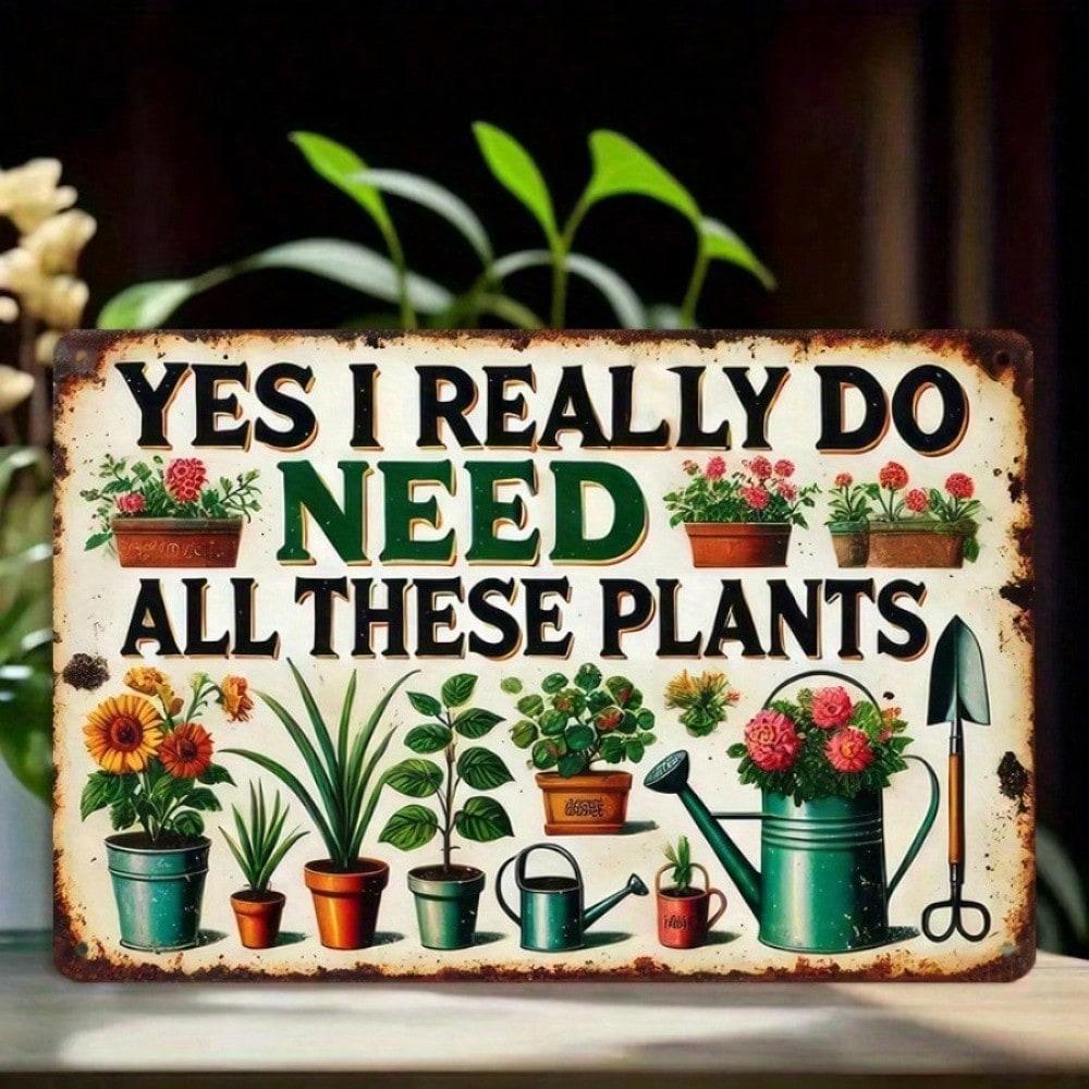 Retro Metal Paintings, Furniture, Living Room Decoration 20x30cm