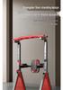 Indoor Folding Multi-Functional Pull-Up Bar Rack: Floor-Standing Single/Double Bar Fitness Equipment for Adults.