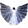 LED Fairy Wings for Women - 360 Degree Lighting Dance Wings Bar Belly Dance Rave Performance Light-Up Cape Accessories