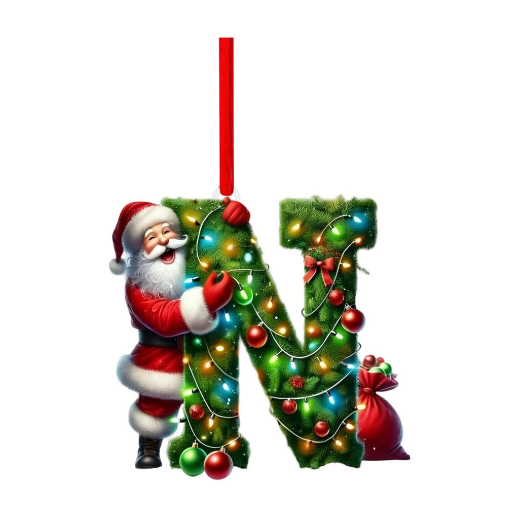 26 Letter,Christmas,Ornaments,Acrylic,1