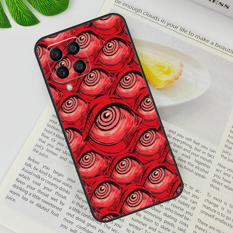 Scary Face Eyes Case For Samsung Galaxy M12 M11 M13 M14 M15 M06 M16 M36 M56 M31 M53 M32 M52 M35 M55 M34 M54